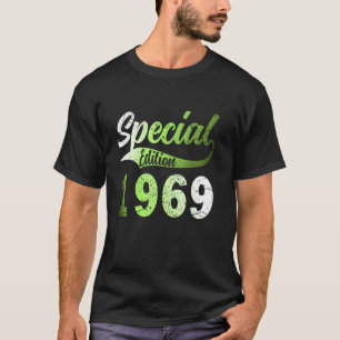 Year Of Birth 1969 Birthday Design Vintage Born In T-Shirt