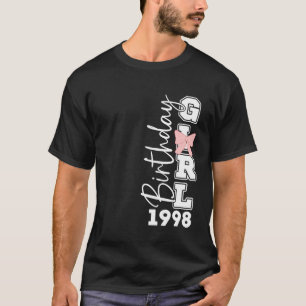 Year of Birth 1998 Birthday Design Vintage Born 19 T-Shirt