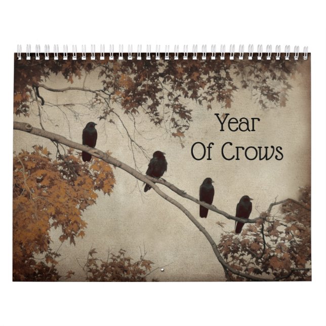 Year Of Crows Calendar (Cover)