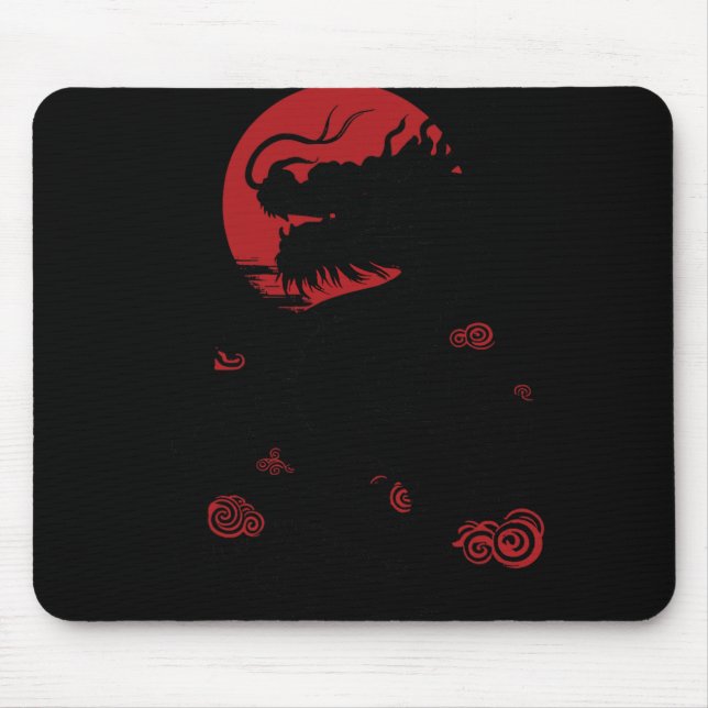 Year Of Dragon Chinese New Year 2024  Mouse Pad (Front)