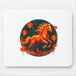Year Of Horse 2026 Lunar New Year Chinese New Year Mouse Pad
