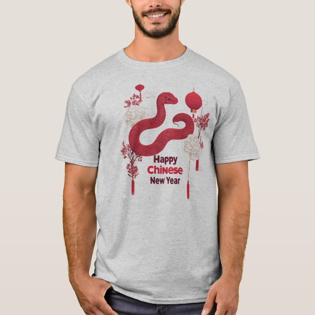 YEAR OF SNAKE  T-Shirt (Front)