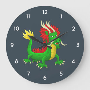 Year of the Chinese Dragon Large Clock