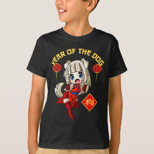 Year Of The Dog Chinese Zodiac Lunar New Year Anim T-Shirt