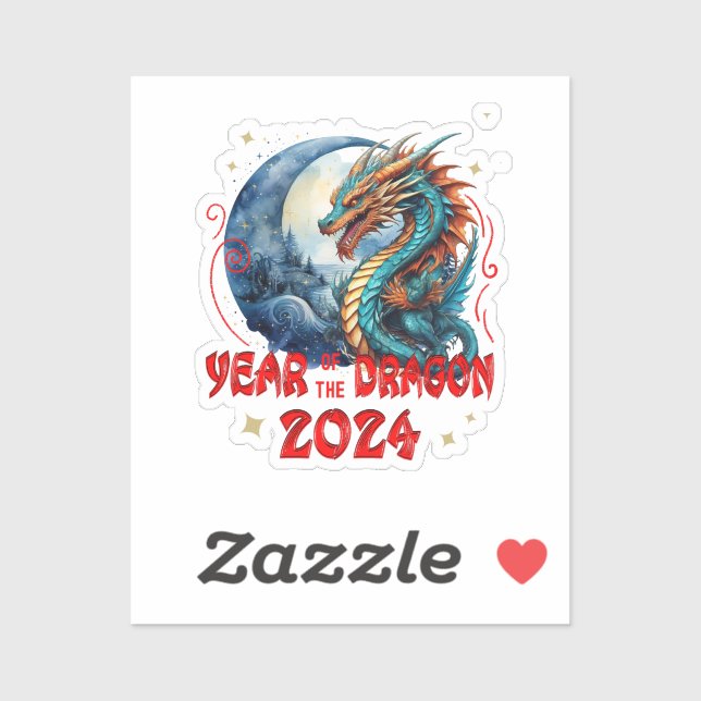 Year of the Dragon 2024, Chinese Dragon (Sheet)