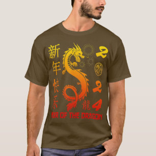Year Of The Dragon 2024 Zodiac Chinese New Year 20 T-Shirt