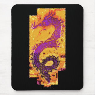 Year of the Dragon, Asian, Chinese,Mythical Dragon Mouse Pad