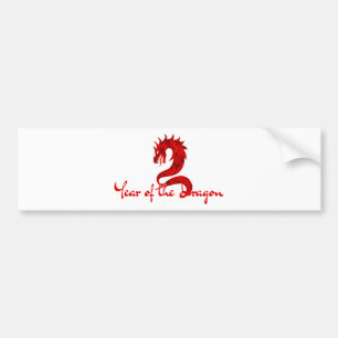 YEAR OF THE DRAGON BUMPER STICKER