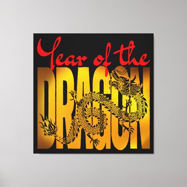 Year of the Dragon Canvas Print (Front)