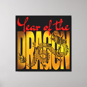 Year of the Dragon Canvas Print