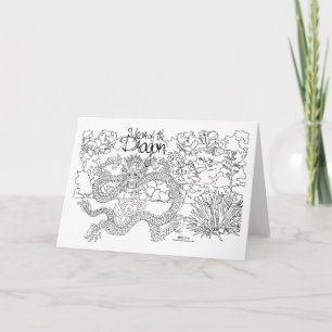 Year of the Dragon Card