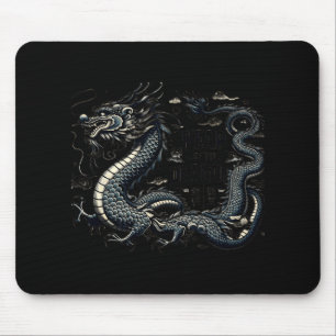Year Of The Dragon Chinese Dragon Lunar New Year  Mouse Pad