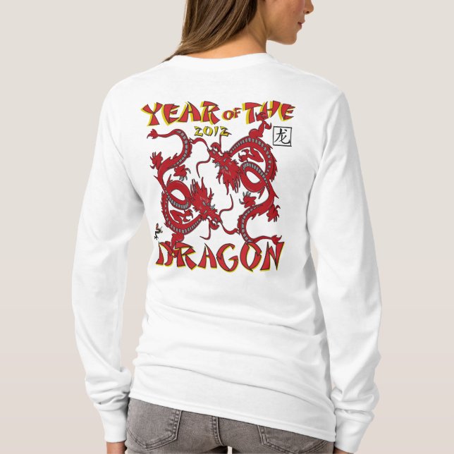 Year of the Dragon - Chinese Dragon T-Shirt (Back)