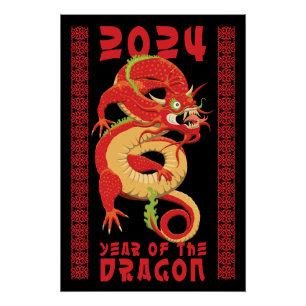 Year Of The Dragon - Chinese New Year 2024 Poster