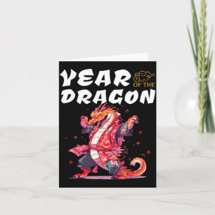 Year Of The Dragon Funny Dragons Chinese Zodiac Si Card