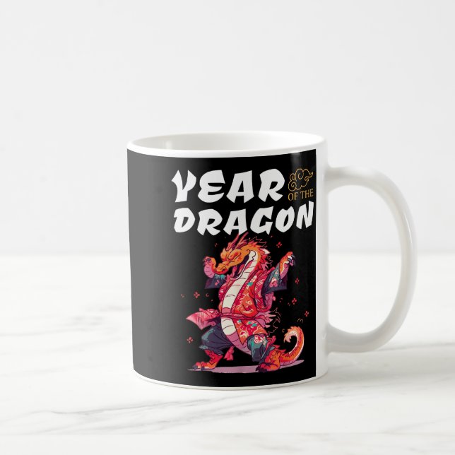 Year Of The Dragon Funny Dragons Chinese Zodiac Si Coffee Mug (Right)