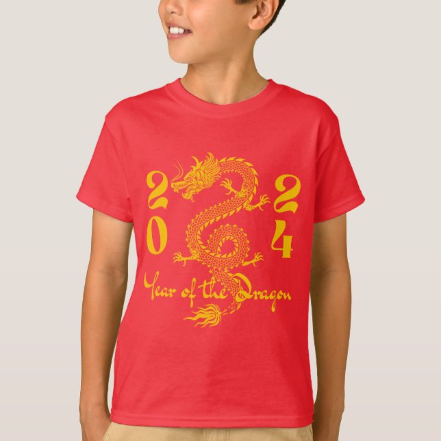 Year of the Dragon Gold T-Shirt (Front)