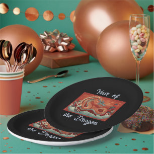 Year of the Dragon Paper Plate
