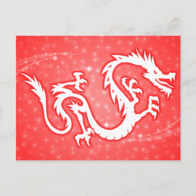 year of the dragon : starshine holiday postcard (Front)