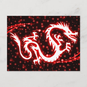 year of the dragon : starshine holiday postcard