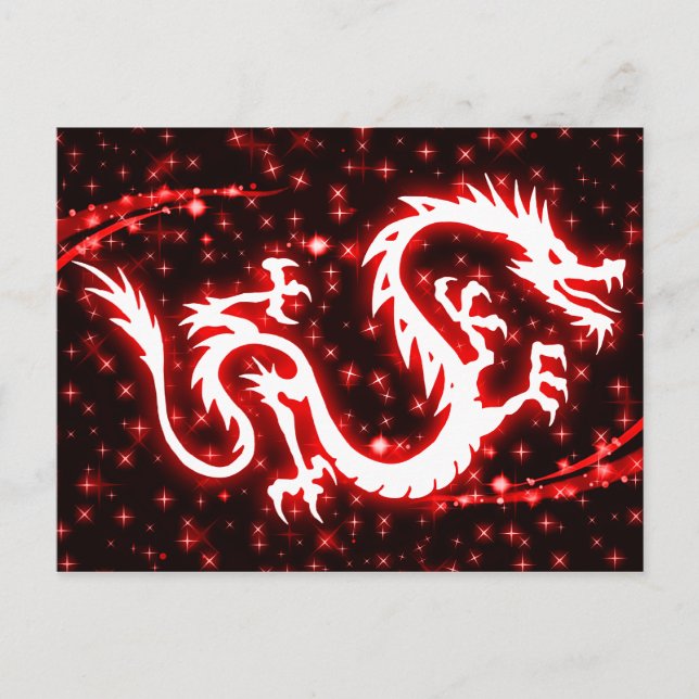 year of the dragon : starshine holiday postcard (Front)