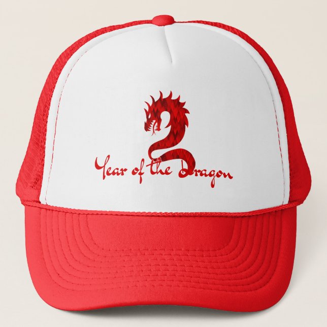 YEAR OF THE DRAGON  TRUCKER HAT (Front)