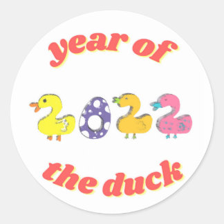 Year of the Duck sticker