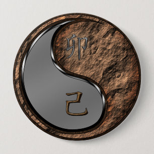 Year of the Earth Rabbit 10 Cm Round Badge