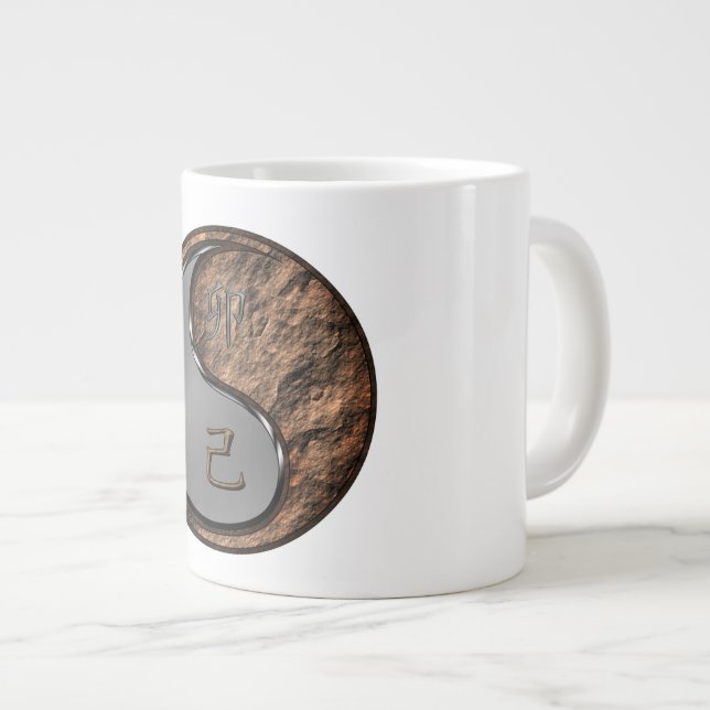 Year of the Earth Rabbit Large Coffee Mug (Front Right)