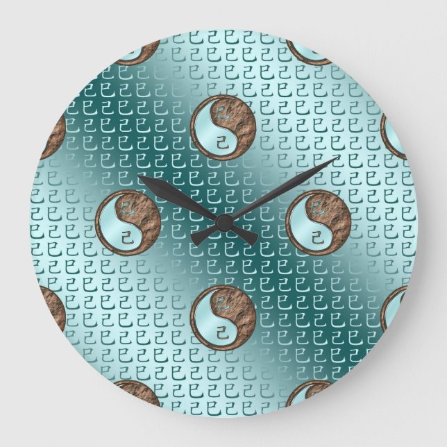 Year of the Earth Snake Large Clock (Front)