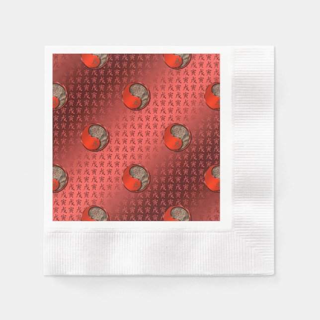 Year of the Earth Tiger Napkin (Front)