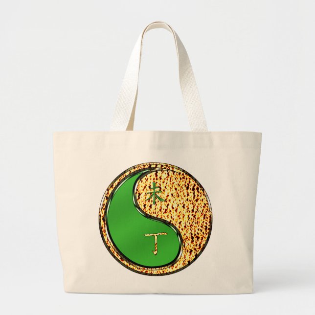 Year of the Fire Goat Large Tote Bag (Front)