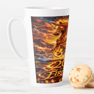 Year of the Fire Horse 2026 Latte Mug