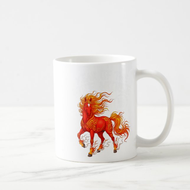 Year Of The Fire Horse Chinese New Year 2026 Zodia Coffee Mug (Right)
