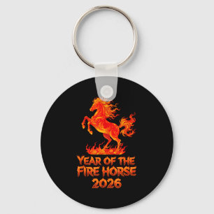 Year Of The Fire Horse, Chinese Zodiac Lunar New Y Key Ring