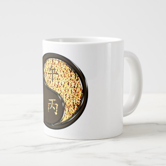 Year of the Fire Horse Large Coffee Mug (Front Right)