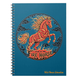 Year of the Fire Horse Notebook