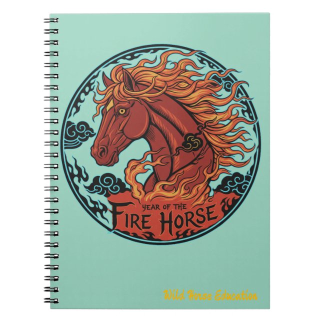 Year of the Fire Horse Notebook Design 2 (Front)