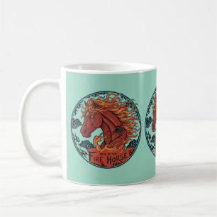 Year of the Fire Horse Notebook Design 2 Coffee Mug