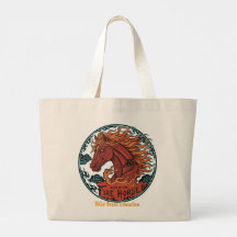 Year of the Fire Horse Tote Bag