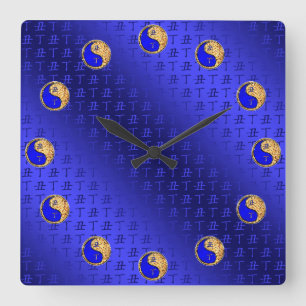 Year of the Fire Ox Square Wall Clock