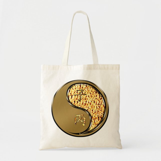 Year of the Fire Rat Tote Bag (Front)
