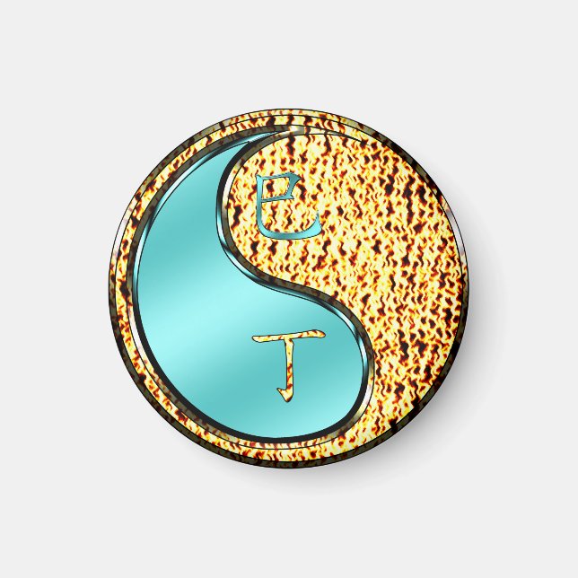 Year of the Fire Snake Magnet (Front)