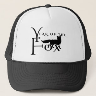 Year of the fox trucker hat