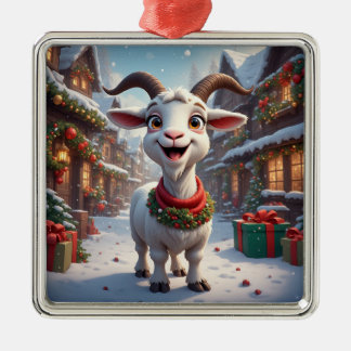 🎄 Year Of The Goat 2027 Christmas Gift Idea 🐐 Metal Tree Decoration