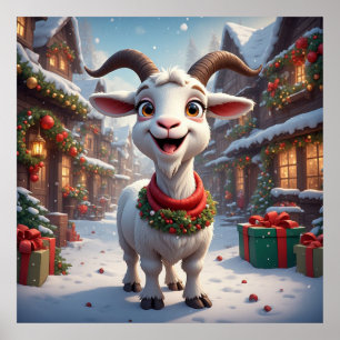🎄 Year Of The Goat 2027 Christmas Gift Idea 🐐 Poster