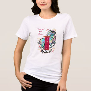 Year of the Goat 2027 Tri-Blend Shirt