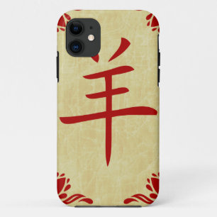 year of the goat chinese symbol iPhone 11 case