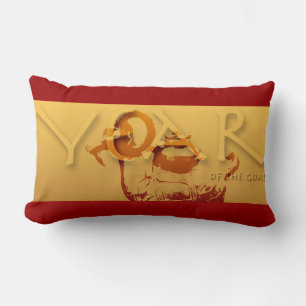 Year of the Goat Chinese Year Zodiac Pillow