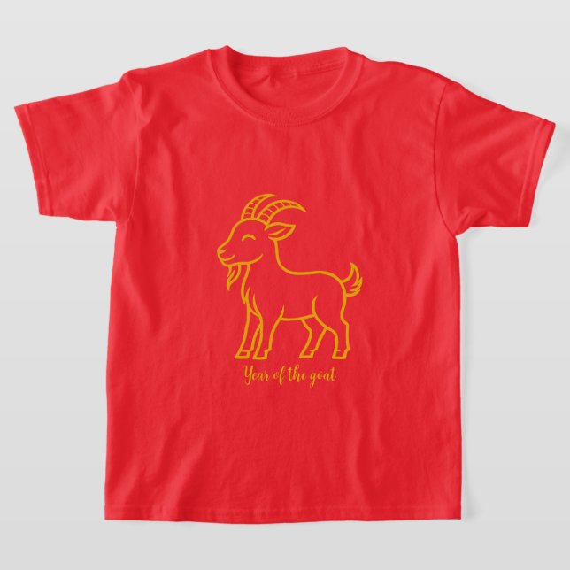Year of the goat  T-Shirt (Laydown)